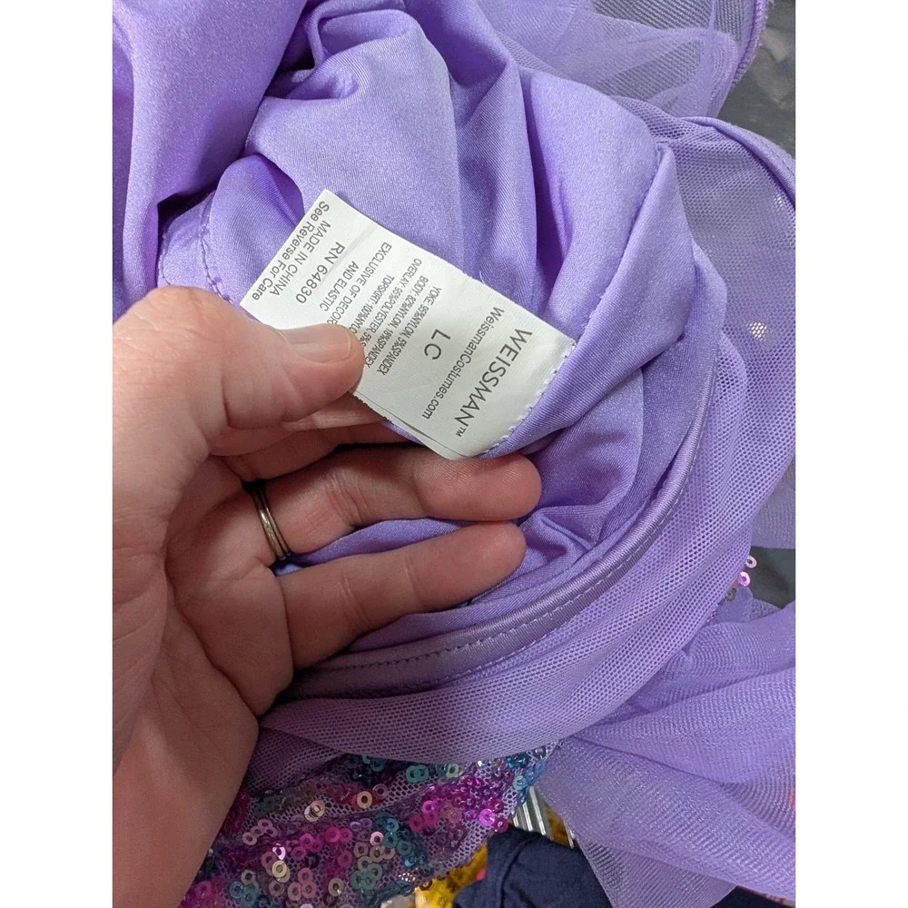 Weissman ShowtimeGirls Good Luck 11612 Purple Sequin Tutu
